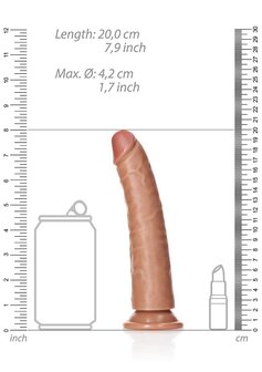 Slanke Realistische Dildo met Zuignap - 18 cm