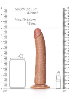 Slanke Realistische Dildo met Zuignap - 20,5 cm