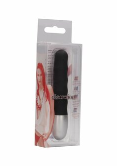 Discretion - Geribbelde Mini Vibrator