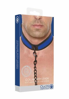 Neopreen Halsband met Riem