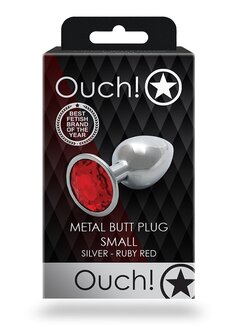 Round Gem Butt Plug - Small