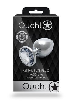 Round Gem Butt Plug - Medium