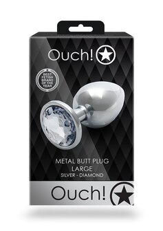 Round Gem Butt Plug - Large