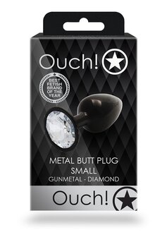 Round Gem Butt Plug - Small