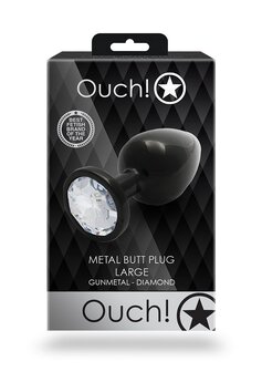 Round Gem Butt Plug - Large