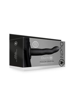 Gebogen Holle Strap-On - 20 cm