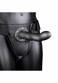 Gebogen Holle Strap-On - 20 cm