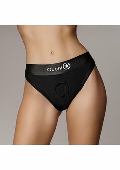 Vibrating Strap-on Hipster - Black - XS/S XS/S