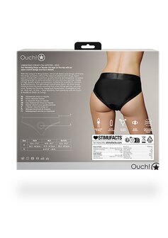 Vibrating Strap-on Hipster - Black - XS/S XS/S