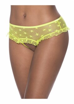 Skirted Hipster w/ Open Crotch Panty L/X