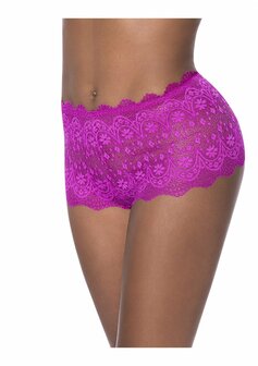 Split Crotch Lace Boy Short S/M
