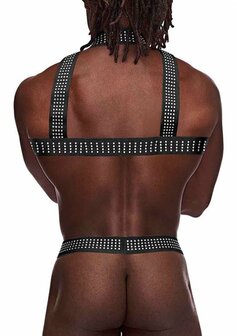 Elastisch Harnas met Studs - S One Size