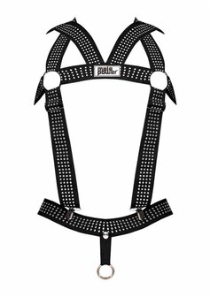 Elastisch Harnas met Studs - S One Size