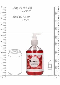 Romance - Massage Olie Roos - 500 ml