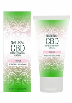 Natuurlijke CBD - Masturbatiecr&egrave;me voor Haar - 50 ml