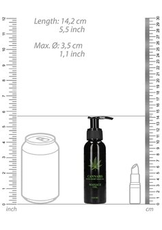 Cannabis Hennepzaad Massage Olie - 100 ml