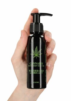 Cannabis met Hennepzaadolie Glijmiddel op Waterbasis - 100 ml