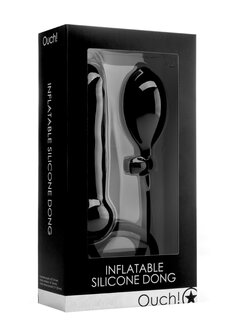 Opblaasbare Silicone Dong