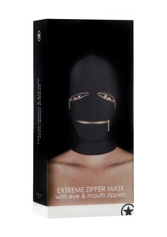 Extreem Ritsmasker met Oog- en Mondrits