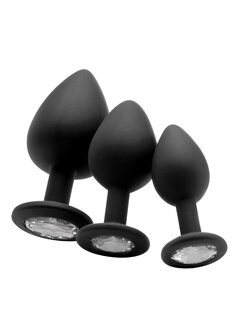 Diamanten Butt Plug - Medium