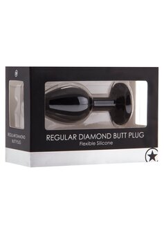 Diamanten Butt Plug - Medium