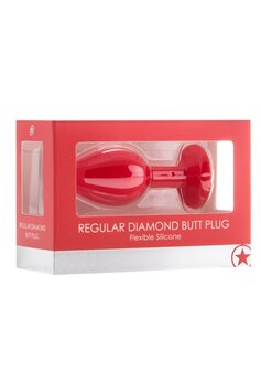 Diamanten Butt Plug - Medium