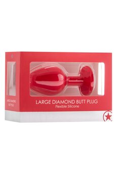 Diamanten Butt Plug - Groot