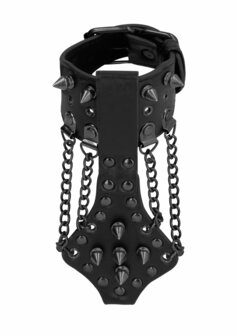 Armband met Spikes en Kettingen