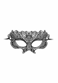 Prinses - Zwart Kanten Masker