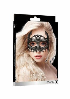 Keizerin - Zwart Kanten Masker