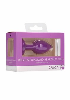 Butt Plug met Diamanten Hart