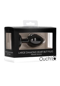 Butt Plug met Diamanten Hart