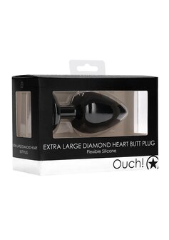 Butt Plug met Diamanten Hart