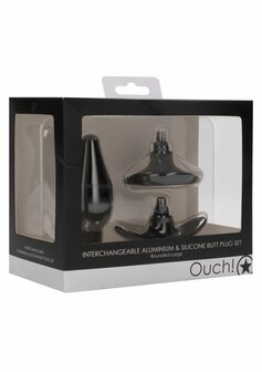 Verwisselbare Butt Plug Set Rond