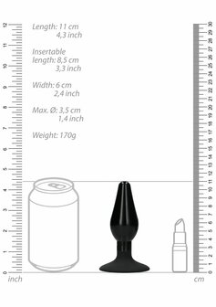 Verwisselbare Butt Plug Set Rond