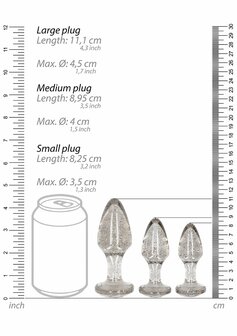 Acryl Butt Plug Set