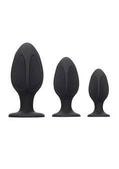 Diamantvormige Butt Plug Set