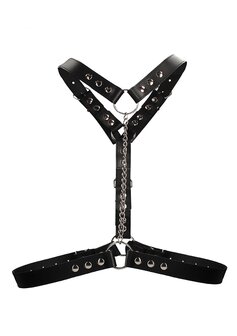 Twisted Bit Leren Harnas  One Size