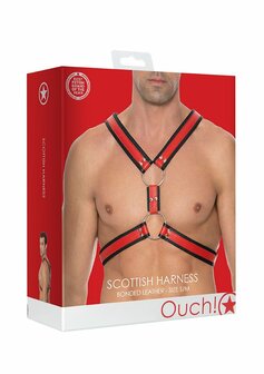 Schotse Leren Harnas - S/M S/M