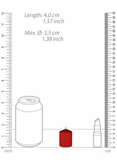 Tease Kaarsen Sinful - 4 Stuks