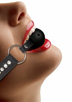 Ball Gag met Gaten en Diamanten