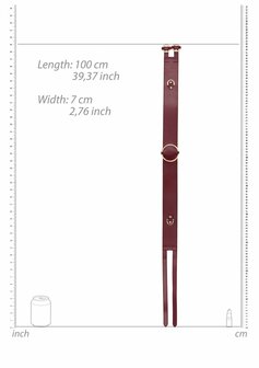 Heupriem met Bondage Ringen - S/M S/M