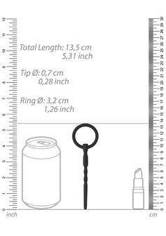 Siliconen Penis Plug - 7 mm