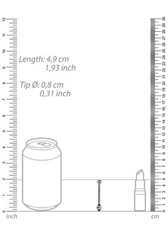 Metalen Penis Plug - 8 mm