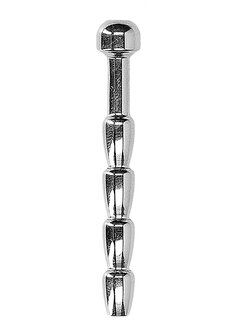 Geribbelde Holle Penis Plug - 6 mm