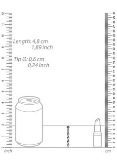 Geribbelde Holle Penis Plug - 6 mm