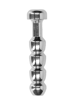 Geribbelde Holle Penis Plug - 10 mm