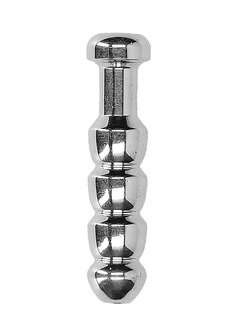 Geribbelde Holle Penis Plug - 11 mm