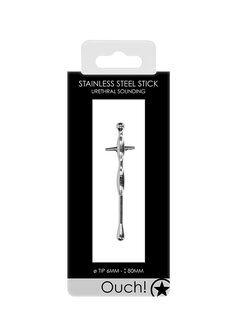 Penis Plug met Ribbels - 6 mm