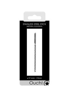 Metalen Beginners Penis Plug - 4 mm
